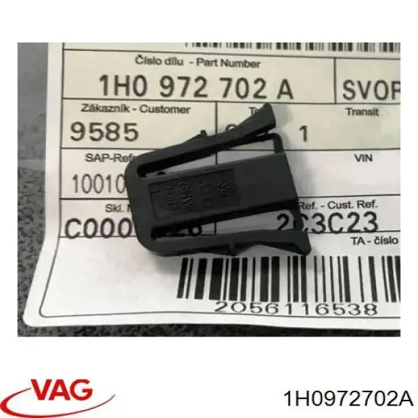 Złącze lampy oświetlenia tablicy rejestracyjnej VAG 1H0972702A cena, od 9,69 USD
