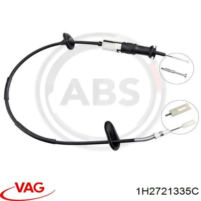 Linka sprzęgła VAG 1H2721335C cena, od 15,29 USD