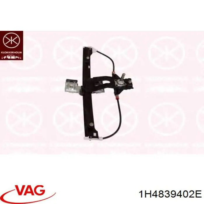 Mechanizm podnoszenia szyby drzwi tylnych prawych VAG 1H4839402E cena, od 50,59 USD