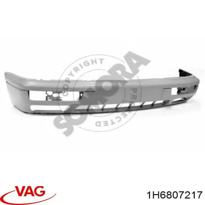 1H6807217 VAG Zderzak przedni