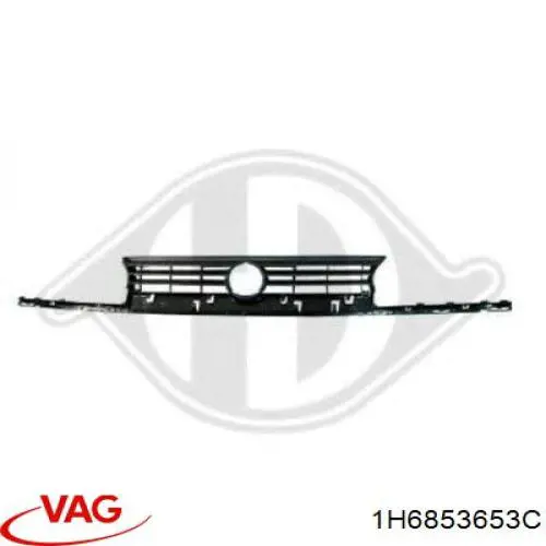 Do koszyka 1H6853653C VAG Atrapa chłodnicy
