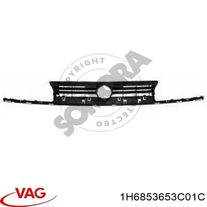 1H6853653C01C VAG Atrapa chłodnicy