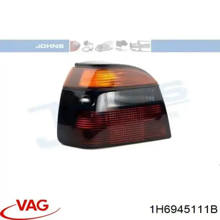 44119A3LUE Depo/Loro/Abakus Lampa zespolona tylna lewa