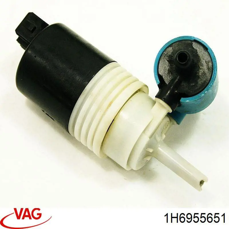 Do koszyka 1H6955651 VAG Pompka spryskiwacza szyby przedniej