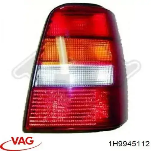 Do koszyka 1H9945112 VAG Lampa zespolona tylna prawa