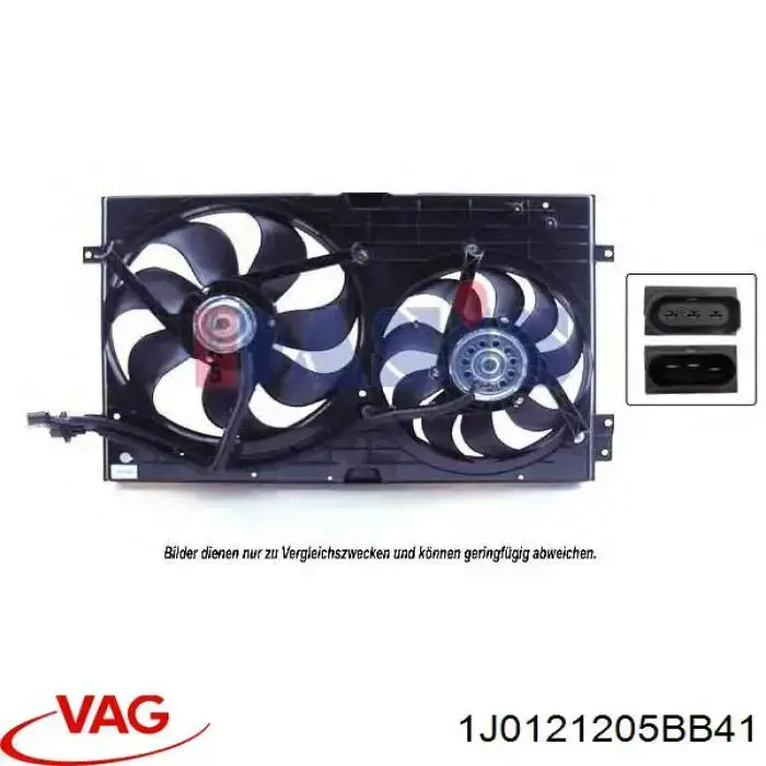 Dyfuzor chłodnicy VAG 1J0121205BB41 cena, od 54,48 USD