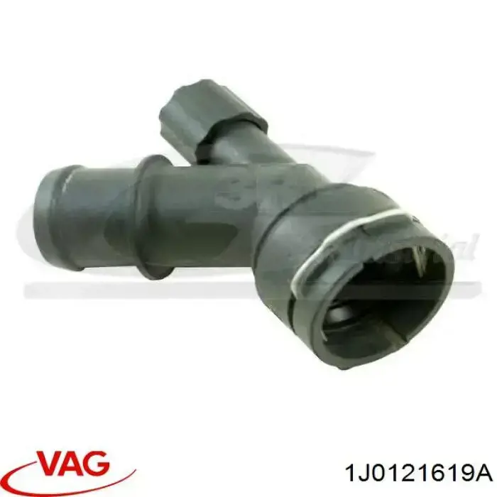 Kołnierz przewodu płynu chłodzącego (wg kodów 6Q0122291F i 1J0121619A VAG) VAG 1J0121619A cena, od 8,61 USD