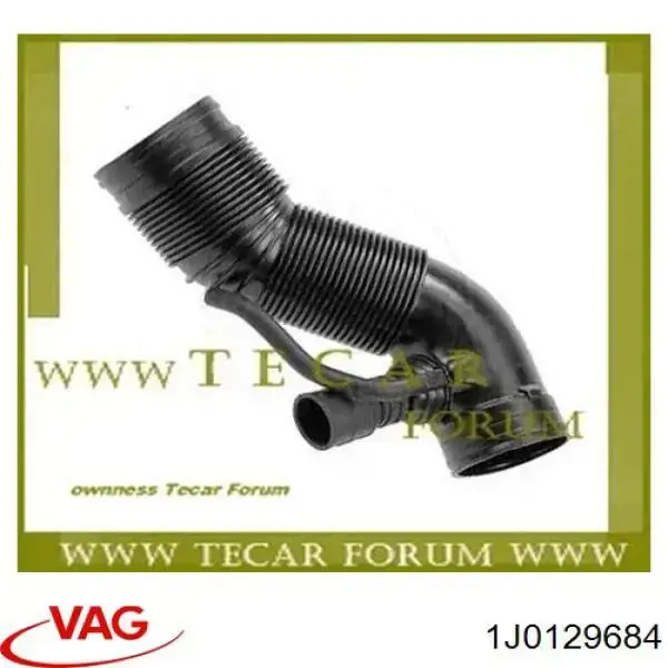 1J0129684 VAG Króciec powietrza, przepływomierz