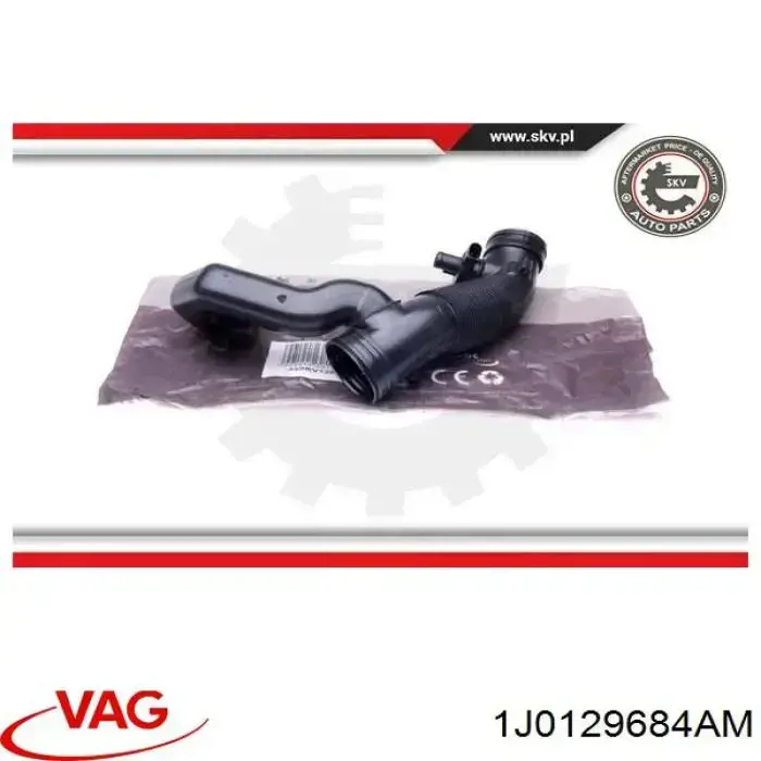 1J0129684AM VAG Króciec powietrza, przepływomierz