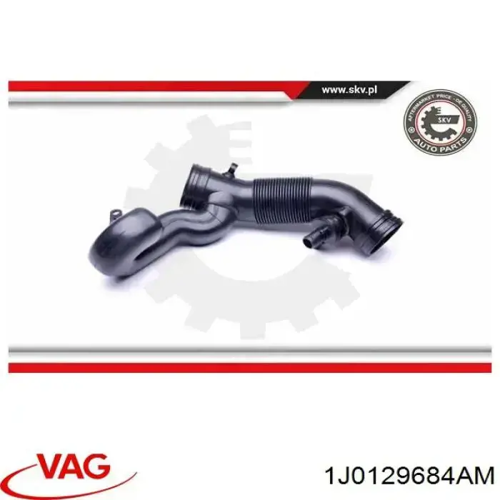Króciec powietrza, przepływomierz VAG 1J0129684AM cena, od 31,84 USD