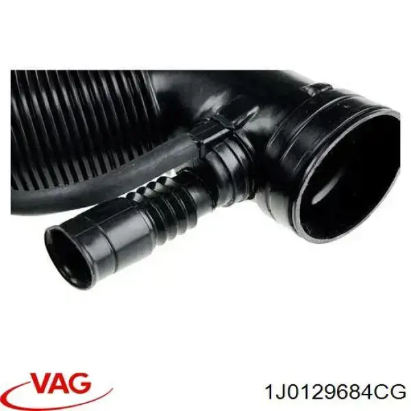 1J0129684CG VAG Króciec powietrza, przepływomierz