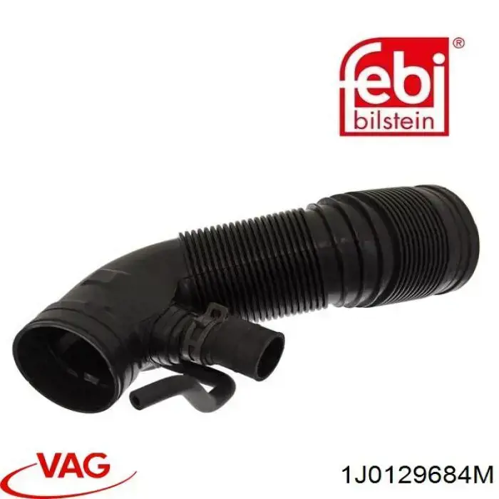 1J0129684M VAG Króciec powietrza, przepływomierz