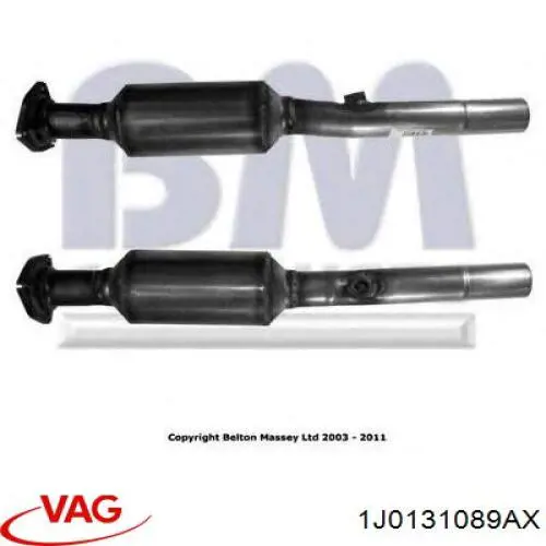 1J0131089AX VAG Konwerter-katalizator