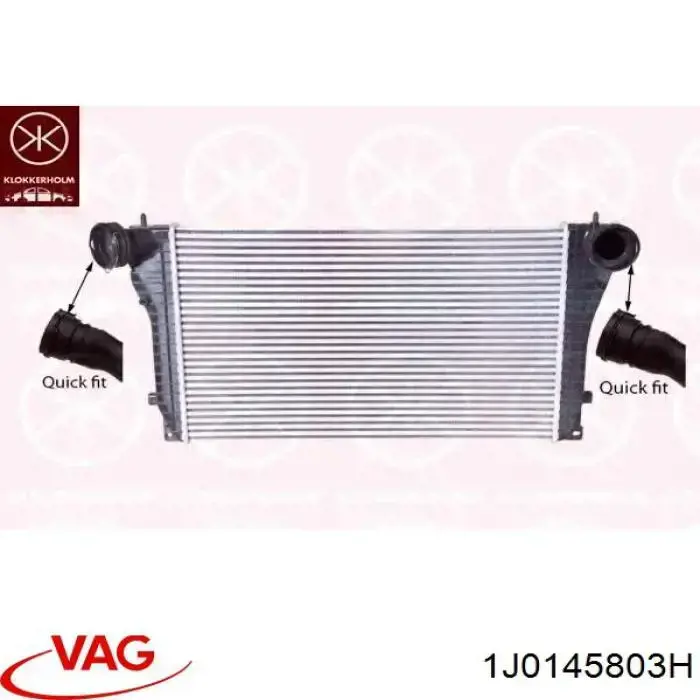 Chłodnica intercoolera VAG 1J0145803H cena, od 103,86 USD
