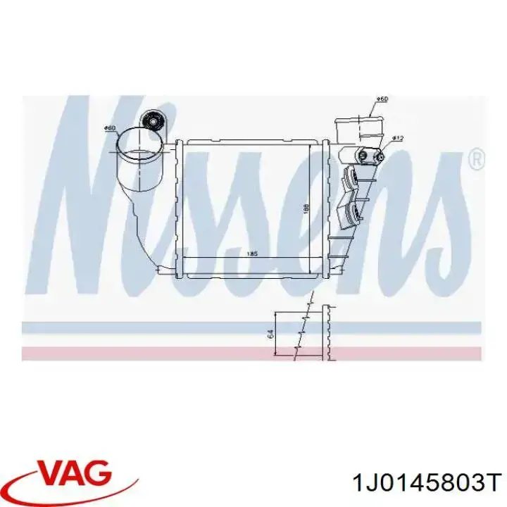 Do koszyka 1J0145803T VAG Chłodnica intercoolera
