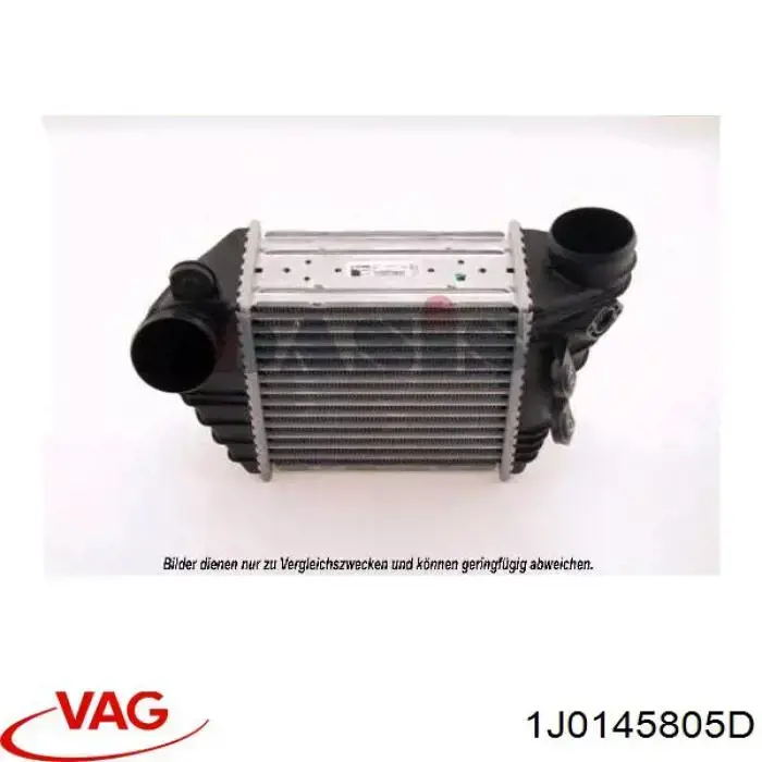 Do koszyka 1J0145805D VAG Chłodnica intercoolera