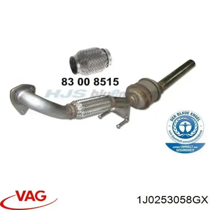 Konwerter-katalizator VAG 1J0253058GX cena, od 115,05 USD