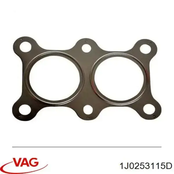 Do koszyka 1J0253115D VAG Uszczelka rury odbiornika tłumika