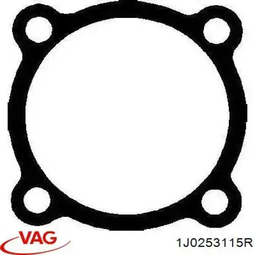 1J0253115R VAG Uszczelka rury odbiornika tłumika