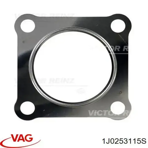 Do koszyka 1J0253115S VAG Uszczelka rury odbiornika tłumika