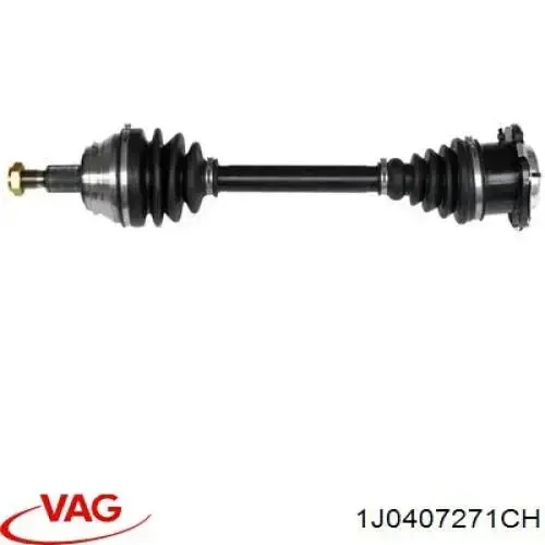 Półoś napędowa przednia lewa 1J0407271CH VAG