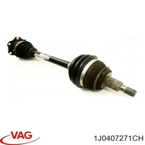 Półoś napędowa przednia lewa VAG 1J0407271CH cena, od 117,60 USD