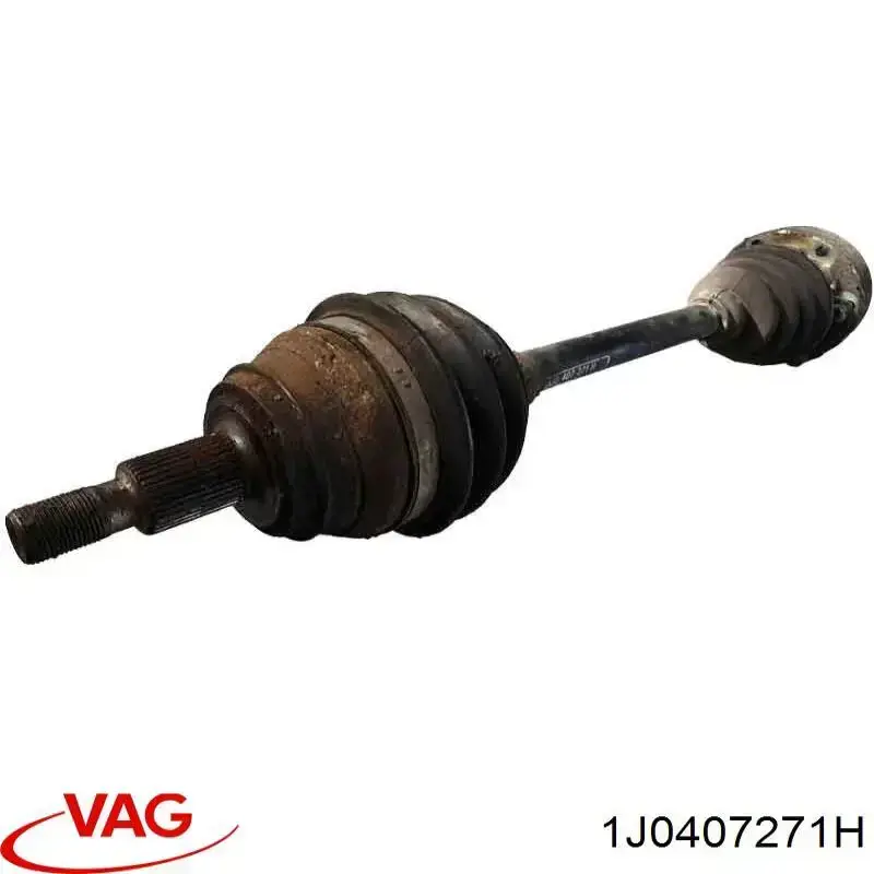 Półoś napędowa przednia lewa 1J0407271H VAG