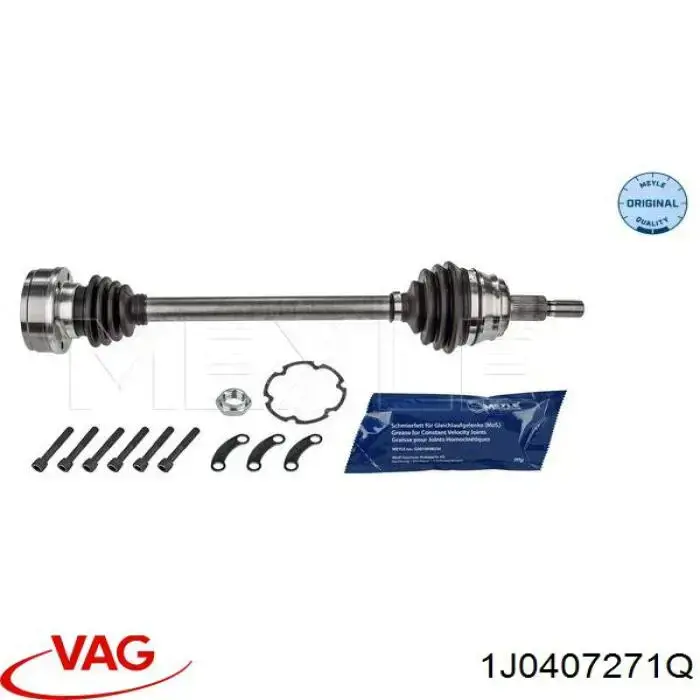 Półoś napędowa przednia lewa VAG 1J0407271Q cena, od 86,40 USD