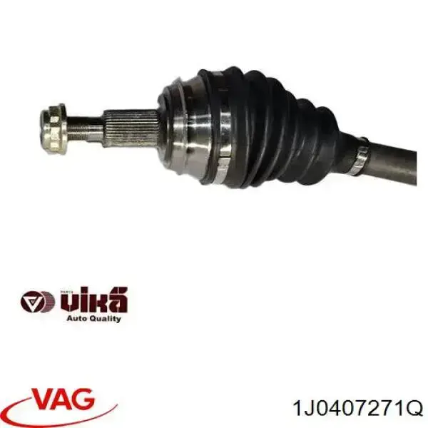 Półoś napędowa przednia lewa VAG 1J0407271Q