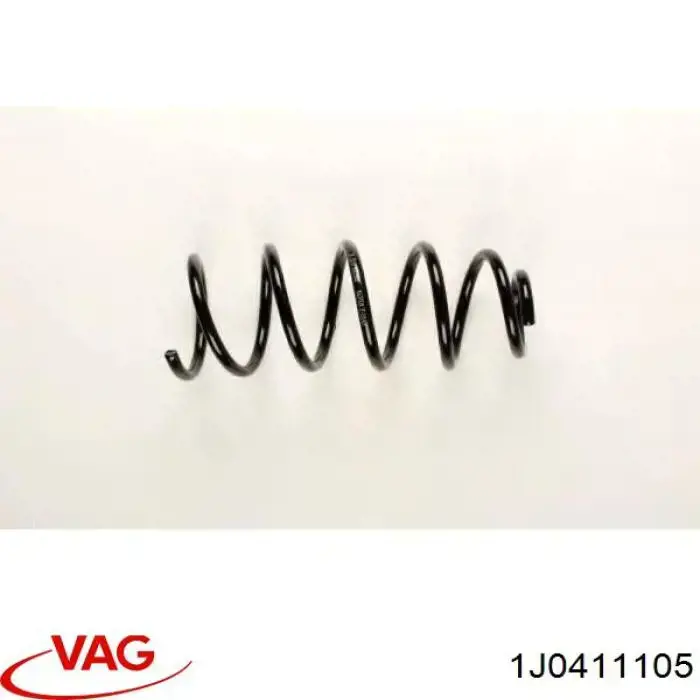 Sprężyna przednia VAG 1J0411105 cena, od 22,86 USD