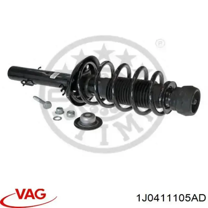 Sprężyna przednia VAG 1J0411105AD cena, od 38,55 USD