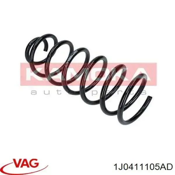 Sprężyna przednia 1J0411105AD VAG