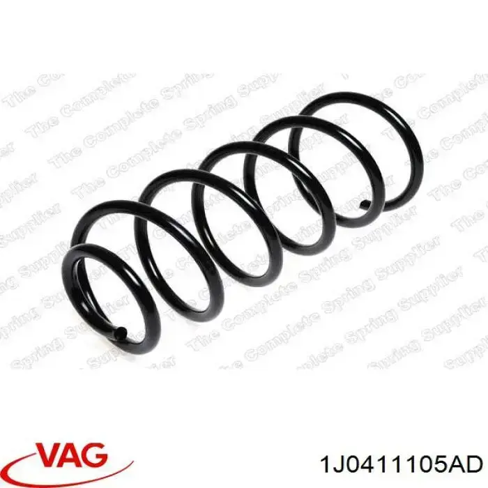 Do koszyka 1J0411105AD VAG Sprężyna przednia
