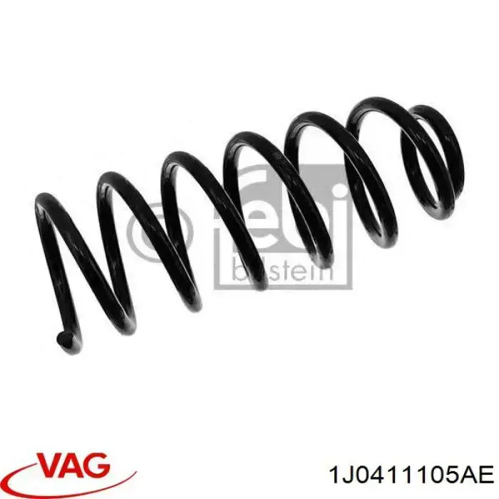 Sprężyna przednia 1J0411105AE VAG