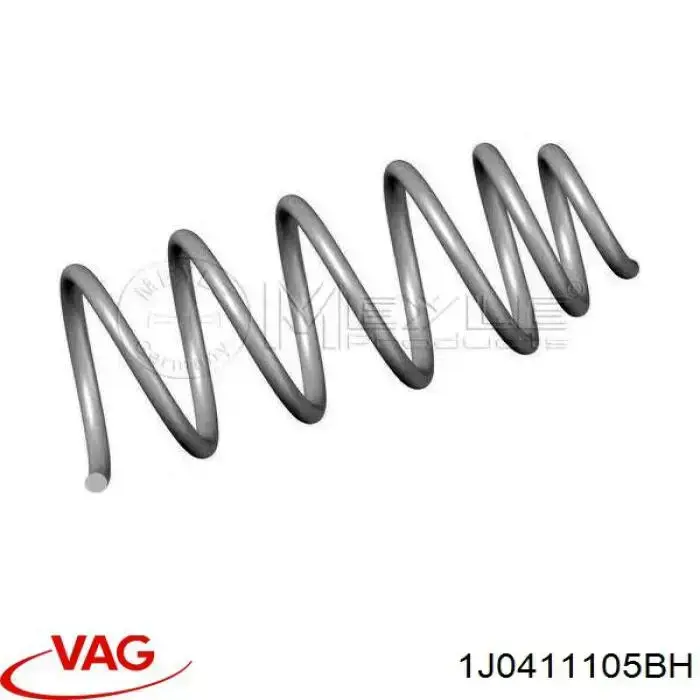 Sprężyna przednia 1J0411105BH VAG