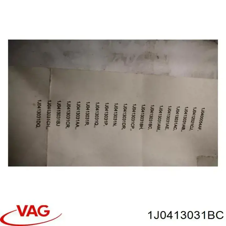 Do koszyka 1J0413031BC VAG Amortyzator przedni