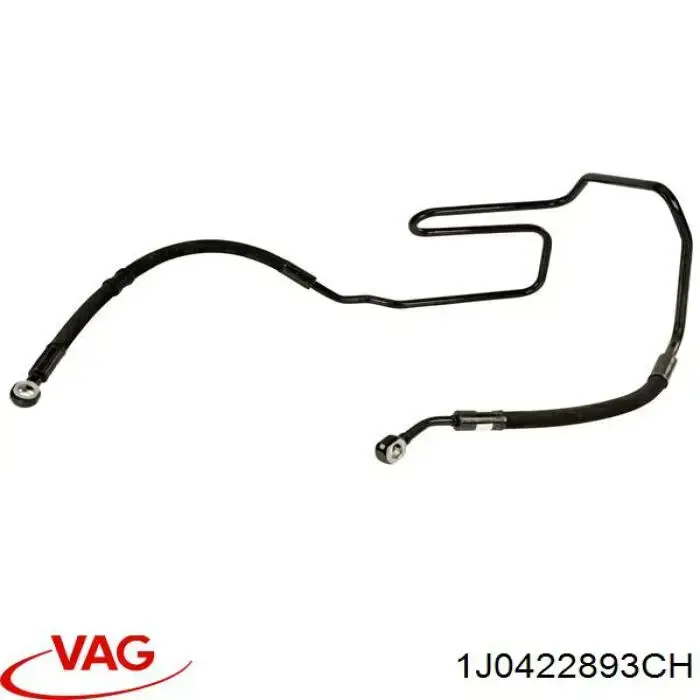 1J0422893CH VAG Przewód hydraulicznego układu wspomagania wysokiego ciśnienia, od pompy do maglownicy (mechanizmu)