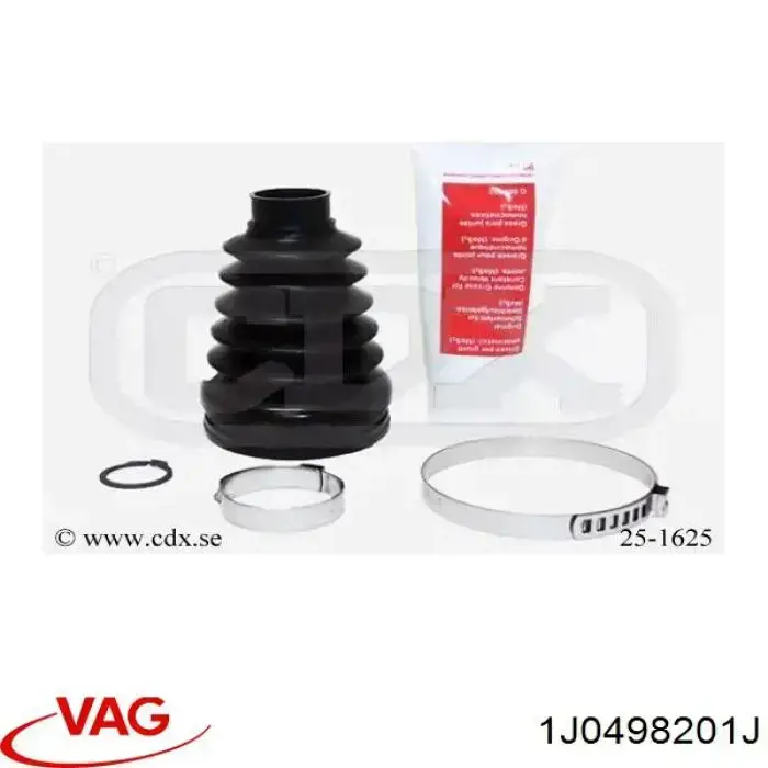 Do koszyka 1J0498201J VAG Osłona przegubu homokinetycznego półosi przedniej wewnętrzna