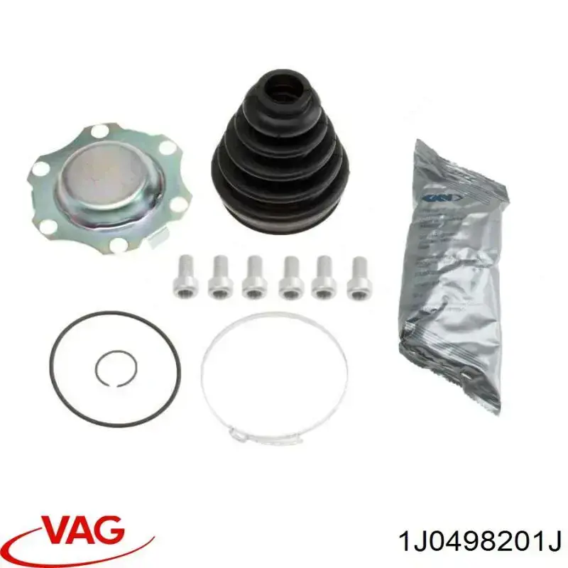 Osłona przegubu homokinetycznego półosi przedniej wewnętrzna 1J0498201J VAG