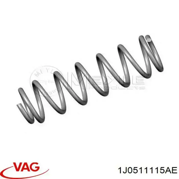 Sprężyna tylna 1J0511115AE VAG