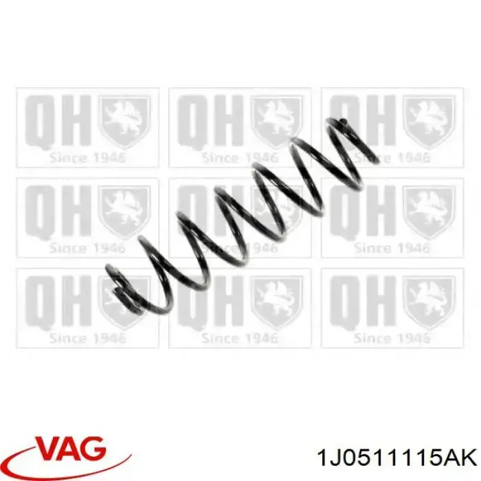 Do koszyka 1J0511115AK VAG Sprężyna tylna