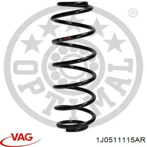 Sprężyna tylna VAG 1J0511115AR cena, od 34,87 USD