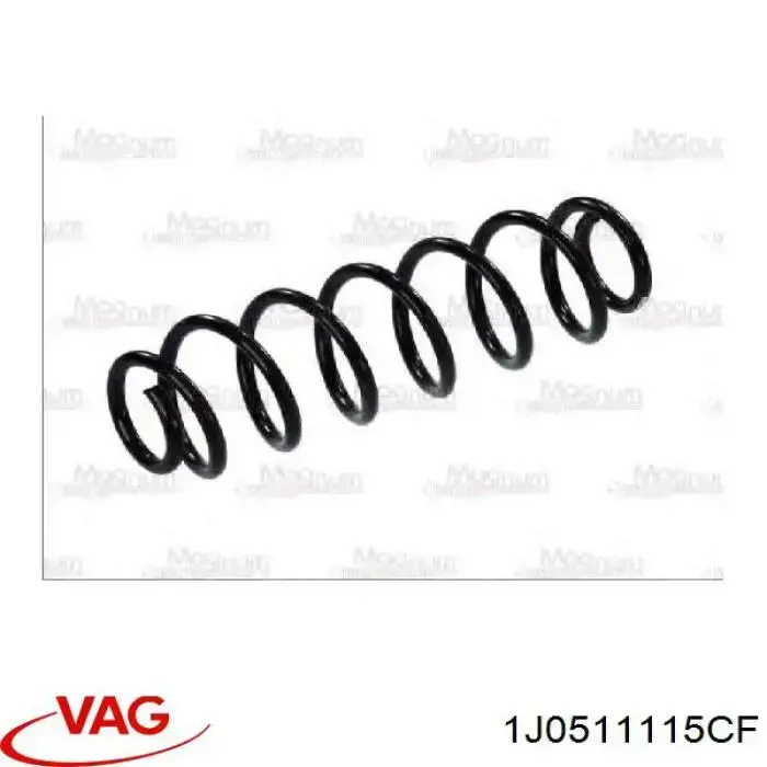 Sprężyna tylna VAG 1J0511115CF cena, od 33,94 USD