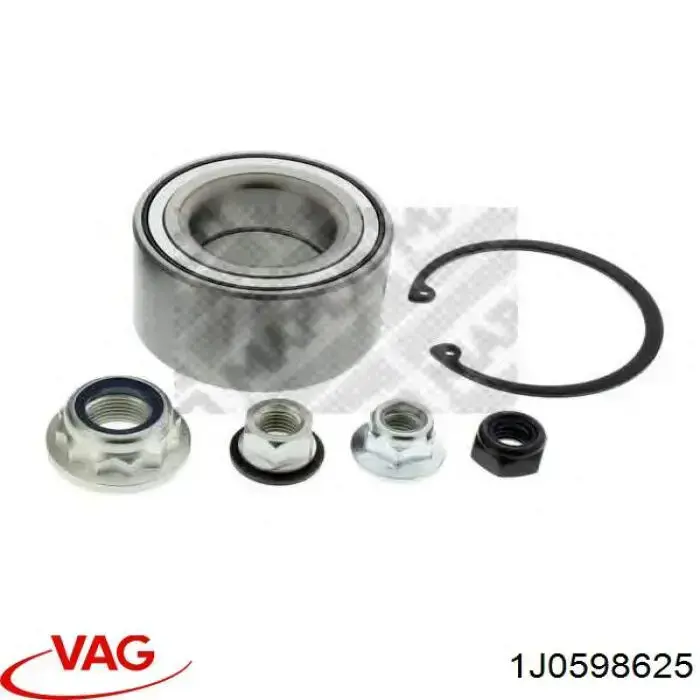 Łożysko piasty przedniej VAG 1J0598625 cena, od 21,41 USD