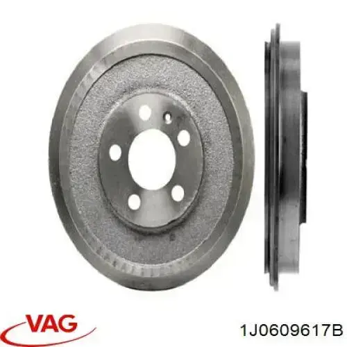 Bęben hamulcowy tylny VAG 1J0609617B cena, od 47,97 USD