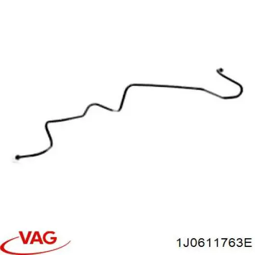 1J0611763E VAG Przewód hamulcowy tylny lewy