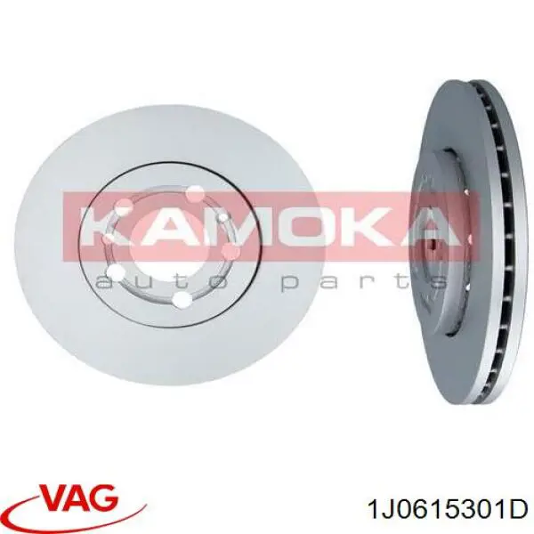 Do koszyka 1J0615301D VAG Tarcza hamulcowa przednia