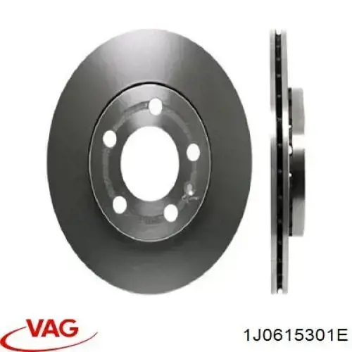 Do koszyka 1J0615301E VAG Tarcza hamulcowa przednia