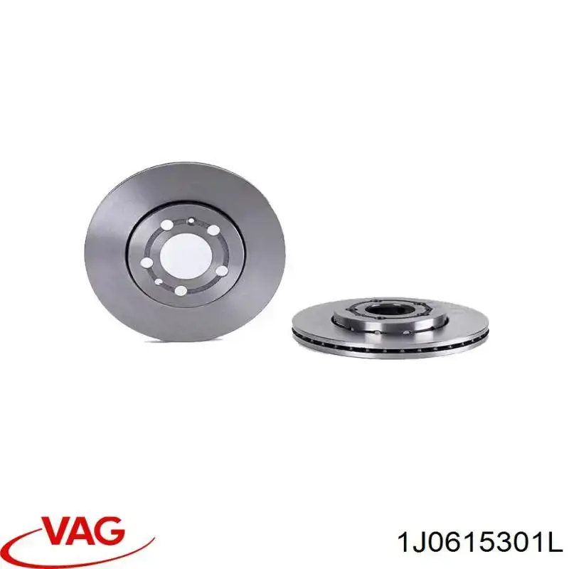 Tarcza hamulcowa przednia 1J0615301L VAG