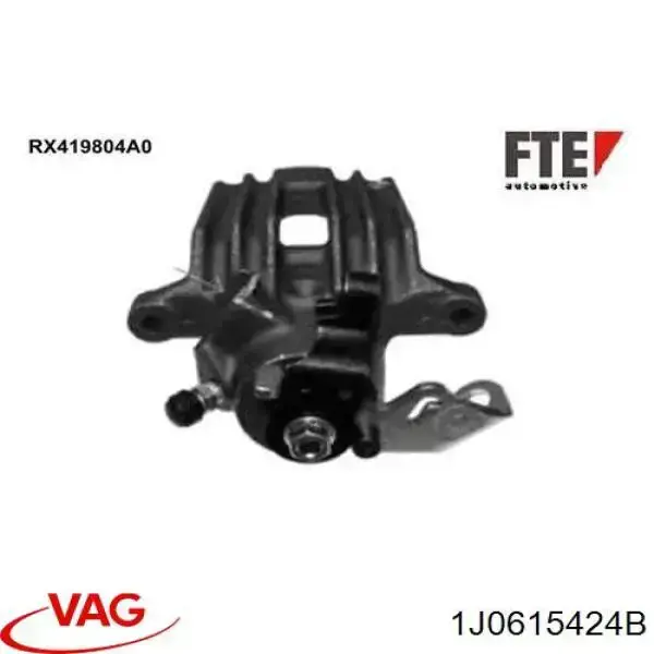 Do koszyka 1J0615424B VAG Zacisk hamulcowy tylny prawy